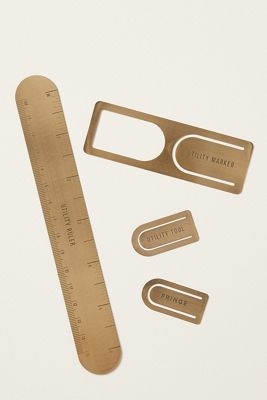 Fringe Studio Brass Desk Tools