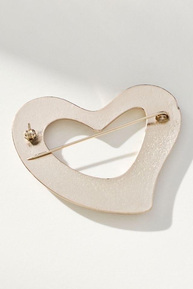 Heart Silhouette Brooch #1