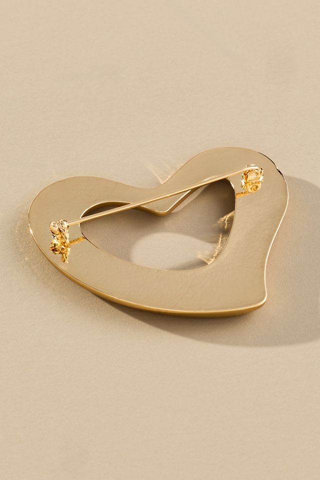 Heart Silhouette Brooch #1