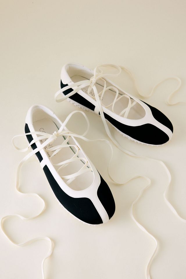 Scarpe da Ginnastica Stile Ballerina con Lacci Coconuts by Matisse #4