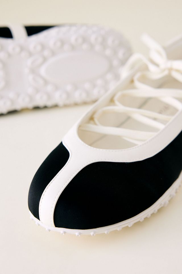 Scarpe da Ginnastica Stile Ballerina con Lacci Coconuts by Matisse #5