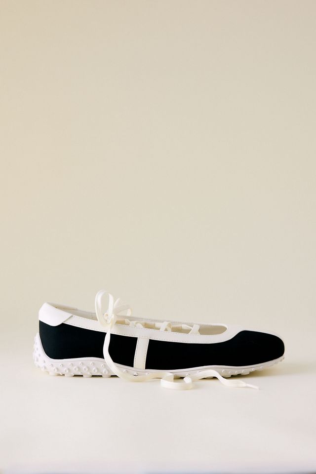 Scarpe da Ginnastica Stile Ballerina con Lacci Coconuts by Matisse #3
