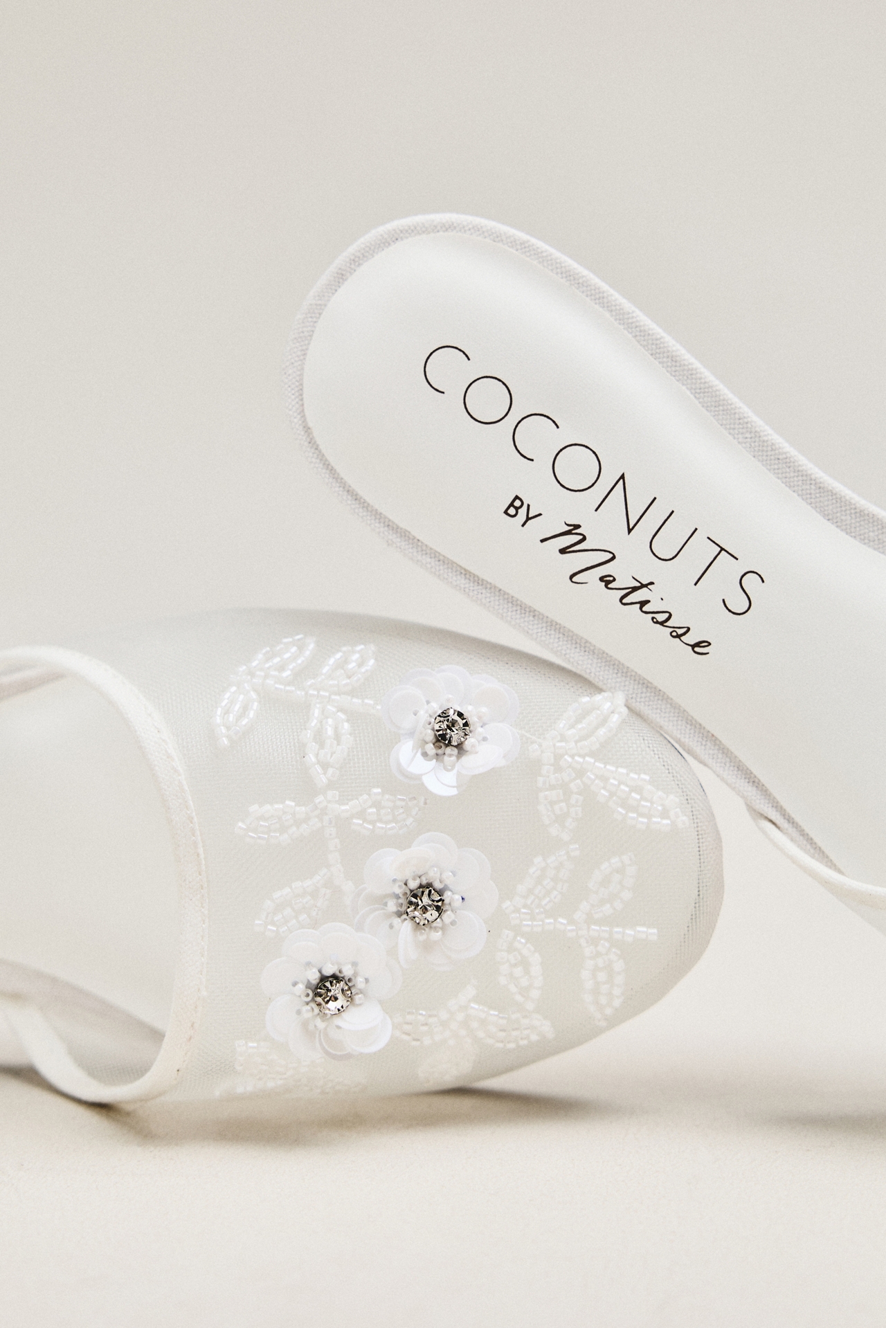Coconuts by Matisse Maven Beaded Mesh Mule Flats