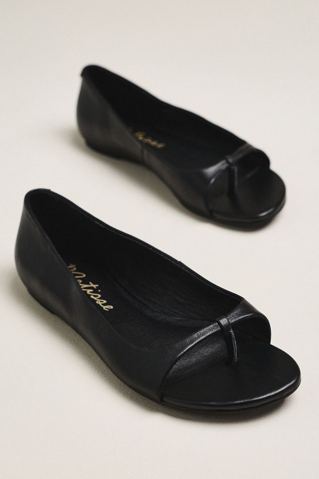 Matisse Neptune Open-Toe Bow Flats #1