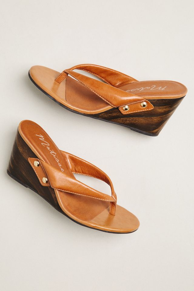Matisse Maryland Thong Wedge Sandals | Anthropologie