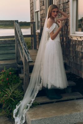 Mare Mare Tulle Lace Maxi Skirt