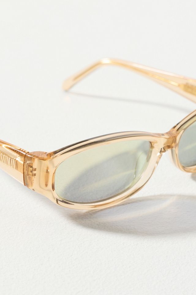 Poppy Lissiman Kaz Slim Mirrored Sunglasses #3