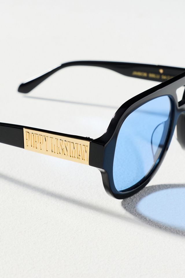 ✨ポッポタンス✨ Poppy Lissiman Jimbob Oversized Aviator Sunglasses | Anthropologie