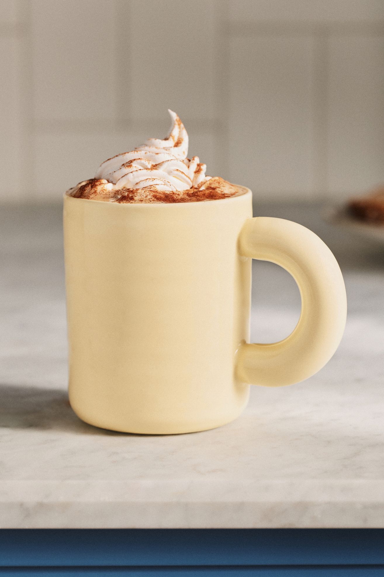 Luanne Stoneware Mug - Light Yellow, One Size