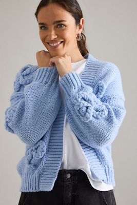 Maeve 3D Embroidered Cardigan