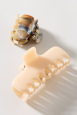 Tortoiseshell Hair Claws, Set of 2