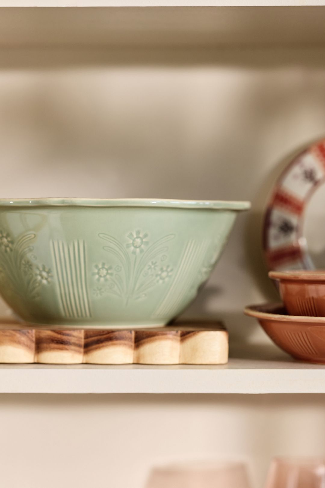 Aster Portuguese Stoneware Serve Bowl - Olive, One Size