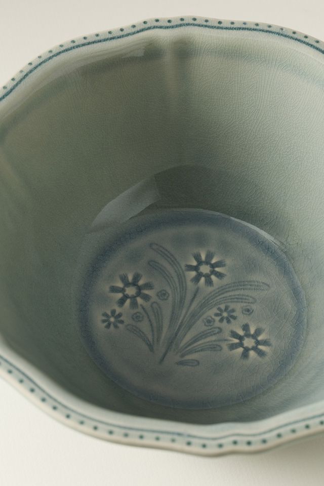 Aster Portuguese Stoneware Serve Bowl #2