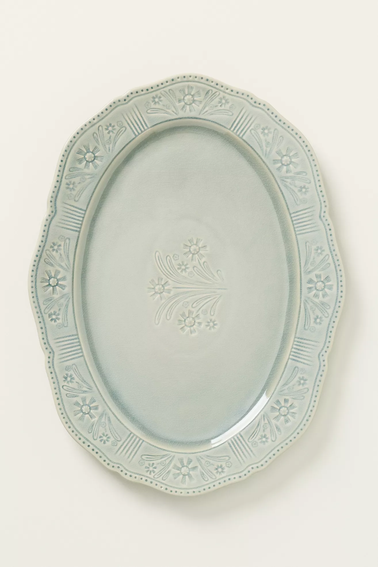 Aster Portuguese Stoneware Platter - thumbnail 2