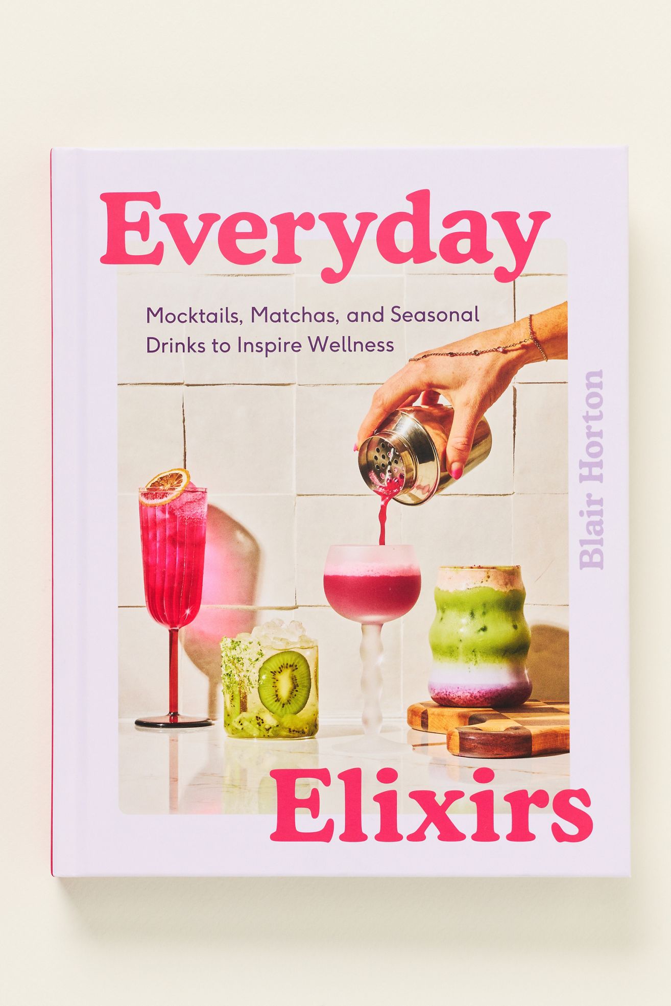 Everyday Elixirs Hardcover Cocktail Book - White, One Size