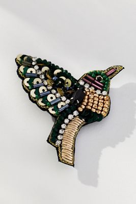 Beaded Garden Brooch