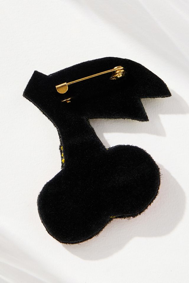 Small Beaded Icon Brooch