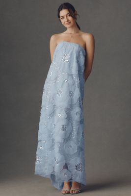 sachin and babi light blue dress 44 Stunning Gray Bridesmaid Dresses main image 0