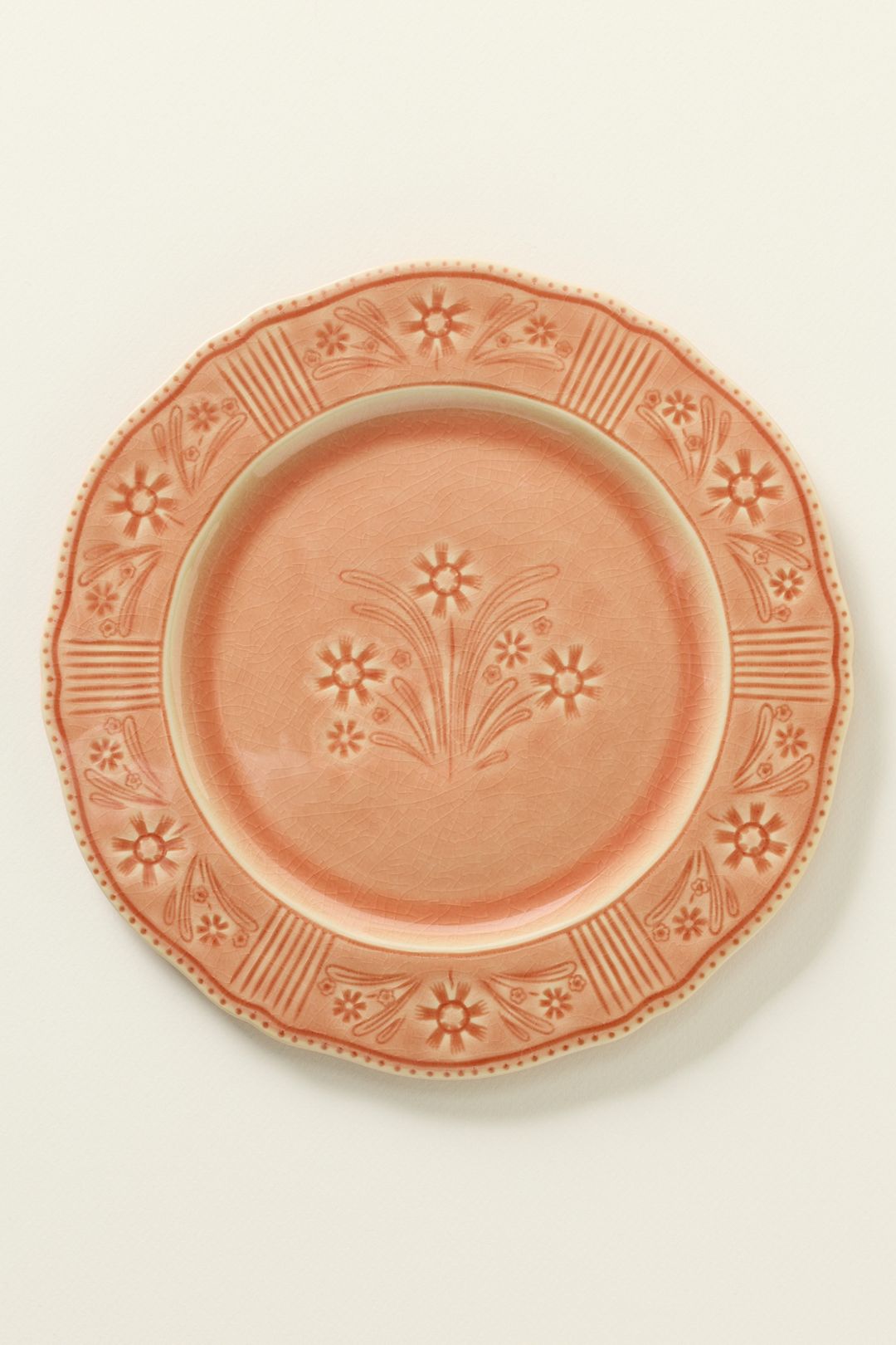 Aster Portuguese Dinner Plates, Set of 4 - Melon, Set Of 4