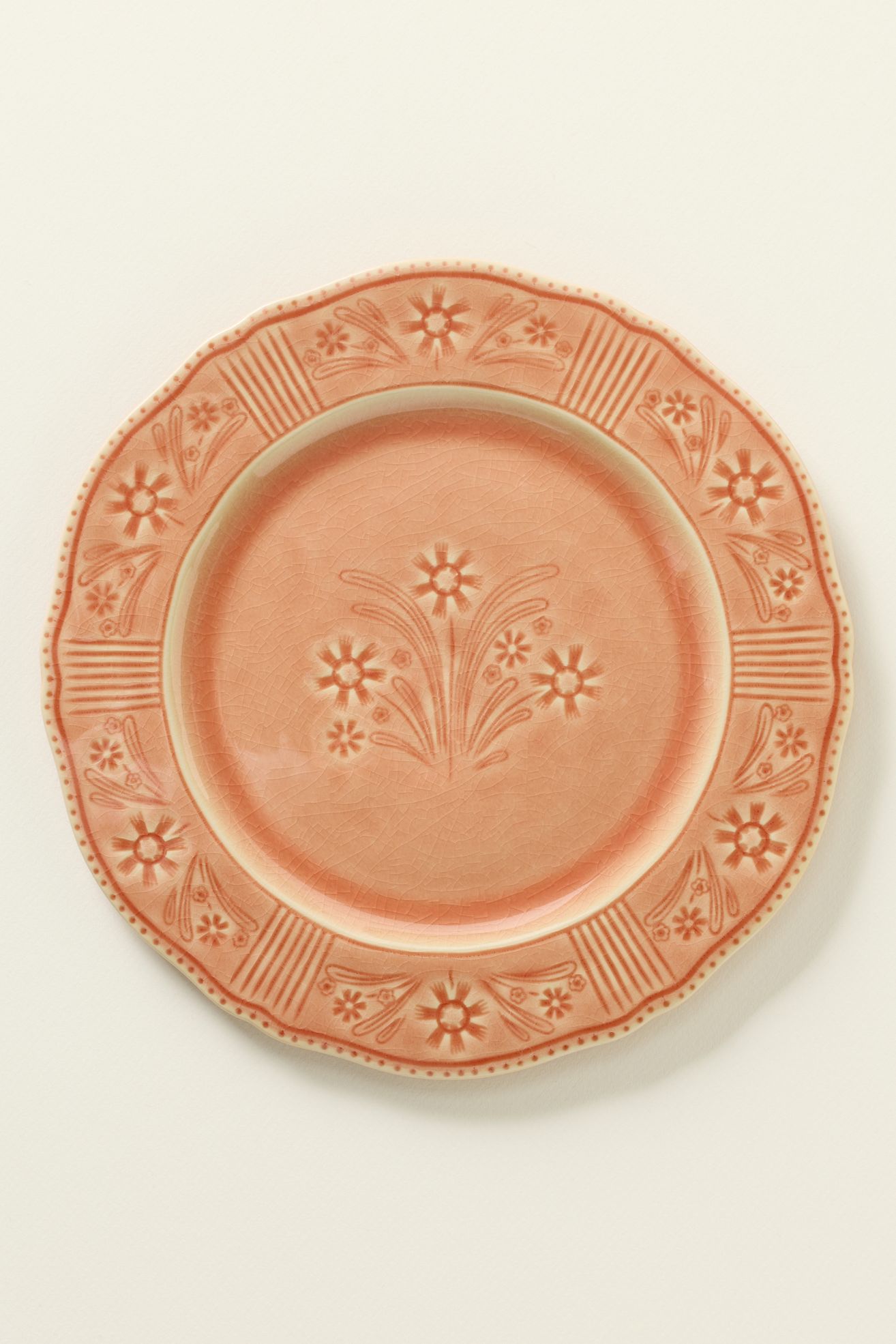 Aster Portuguese Dinner Plates, Set of 4 - Melon, Set Of 4