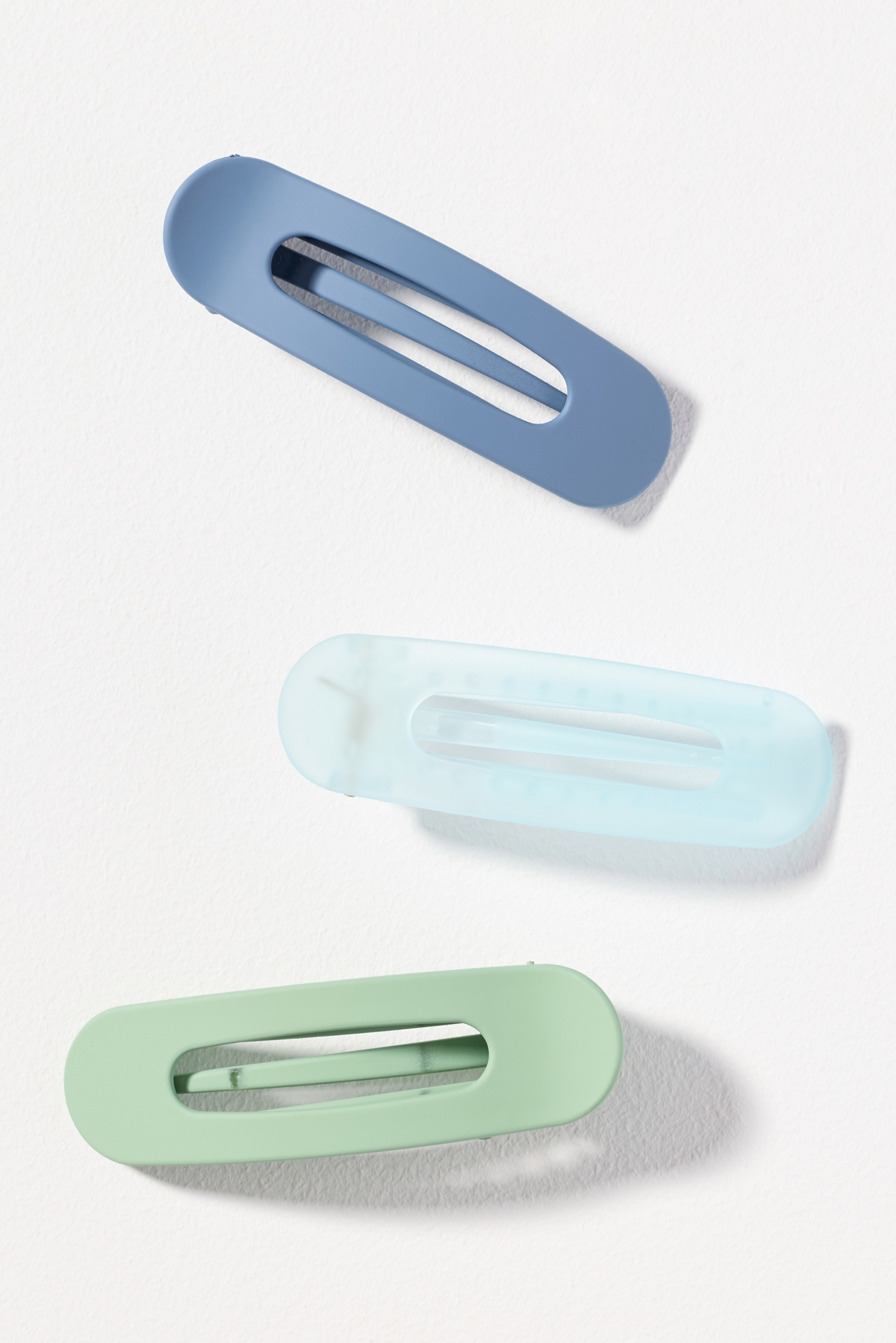 Violet & Brooks Cassie Flat Lay Hair Claw Clips, Set of 3