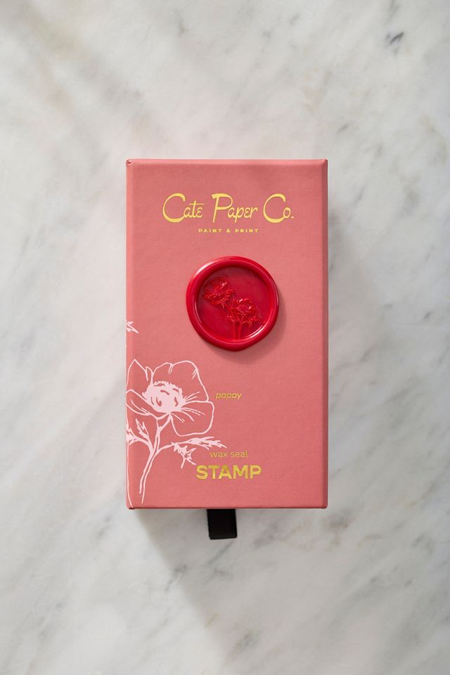 Poppy Brass Wax Stamp #2
