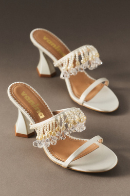 Anthropologie Vanina Cascade De Caresse Heeled Sandals