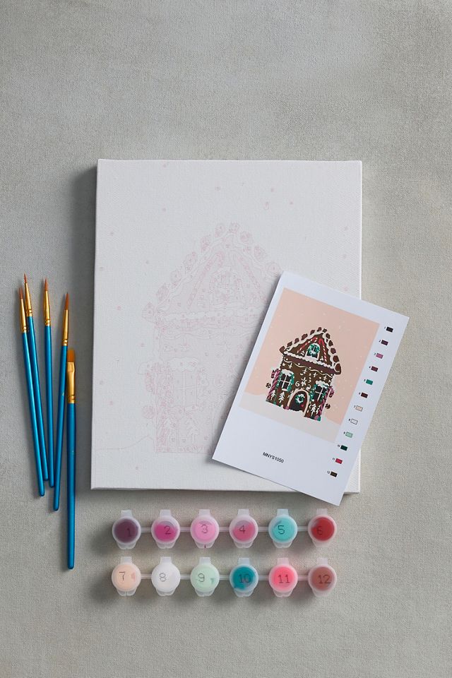 Gingerbread House Paint by Numbers Kit #1