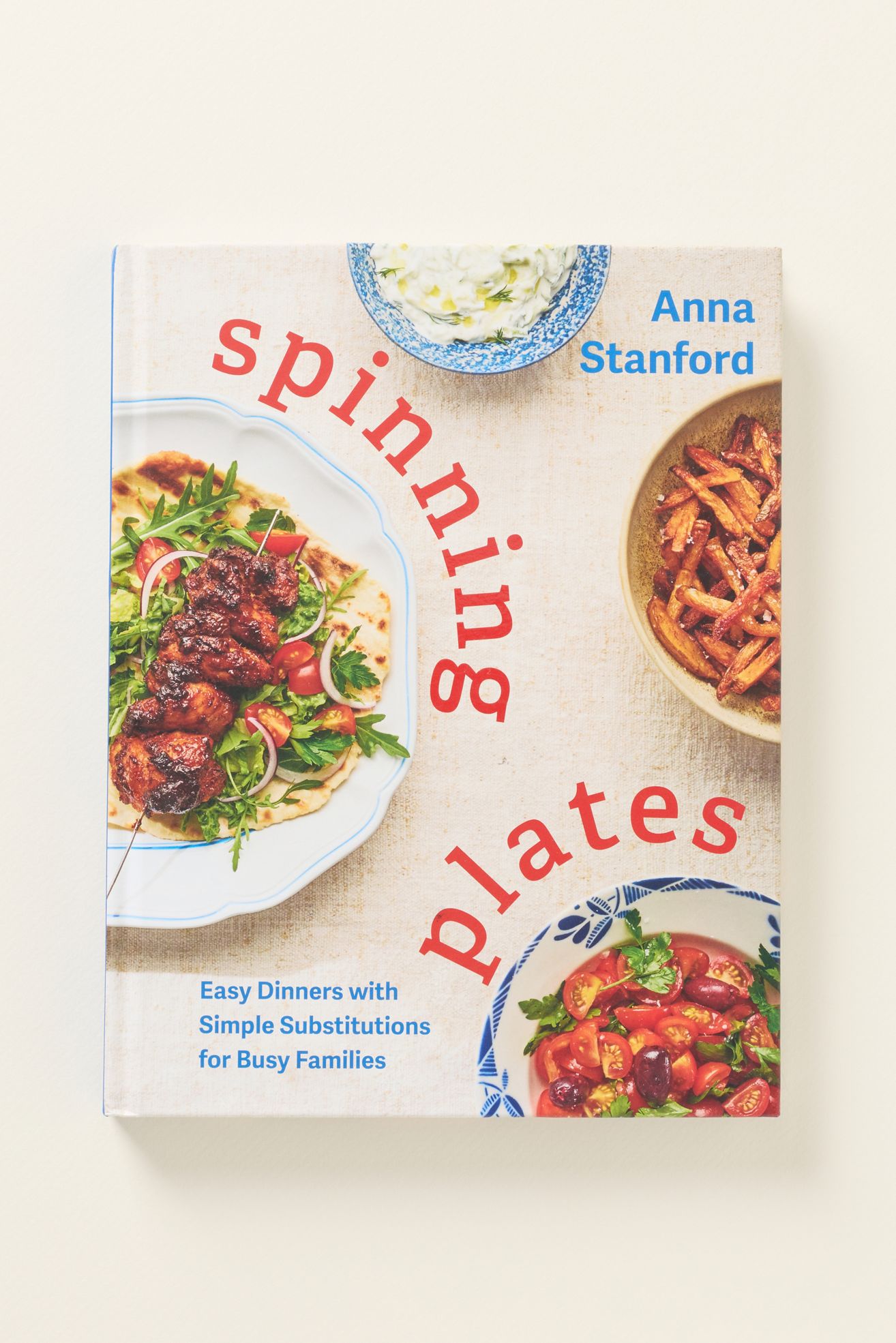 Spinning Plates Hardcover Cookbook - Tan, One Size