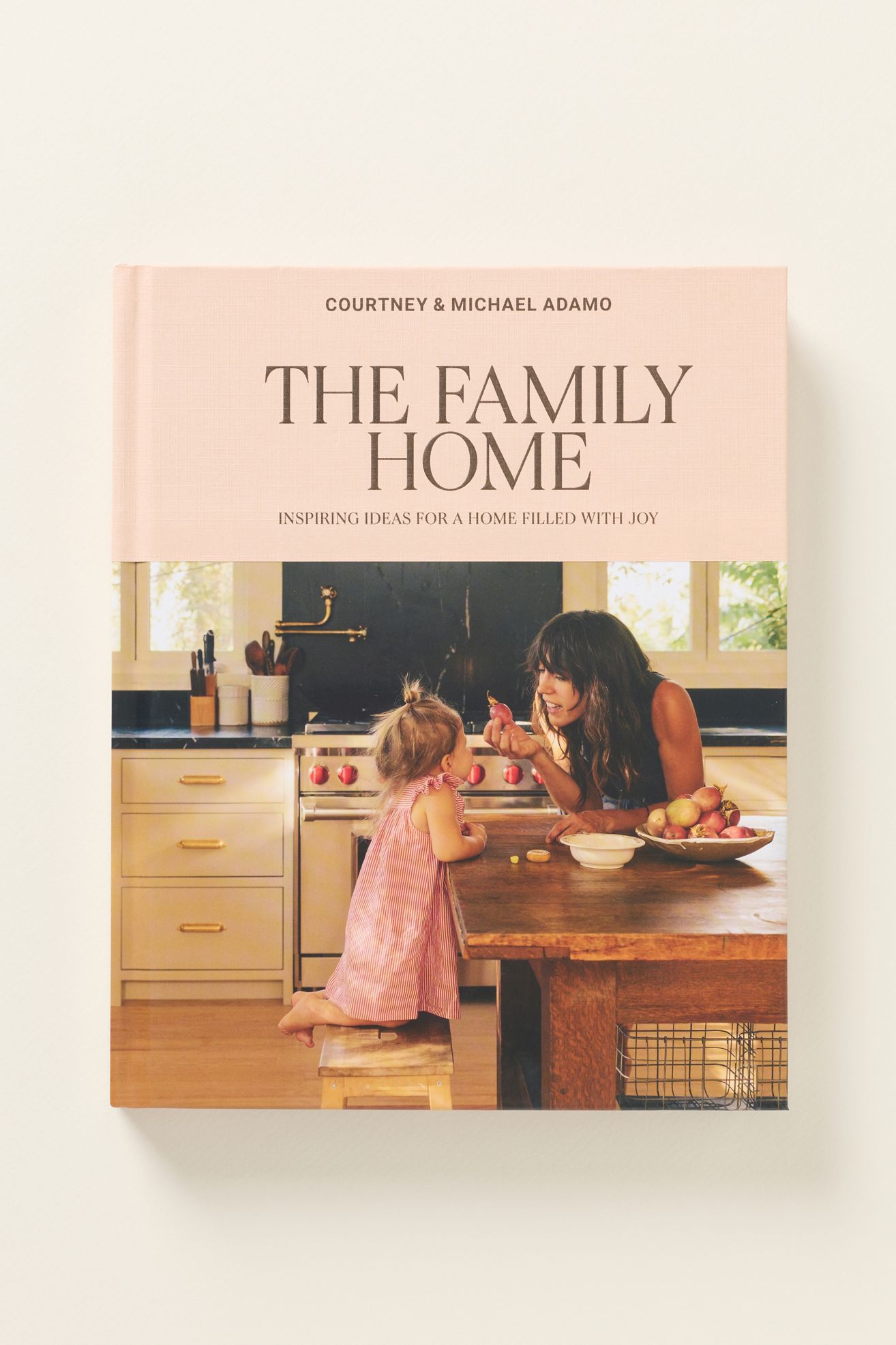 Family Home: Inspiring Ideas for a Home Filled with Joy Hardcover Book - Mauve pink, Standard, One Size