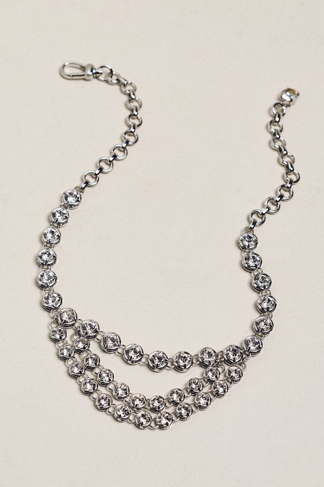 By Anthropologie Rhinestone Boot Chain #1