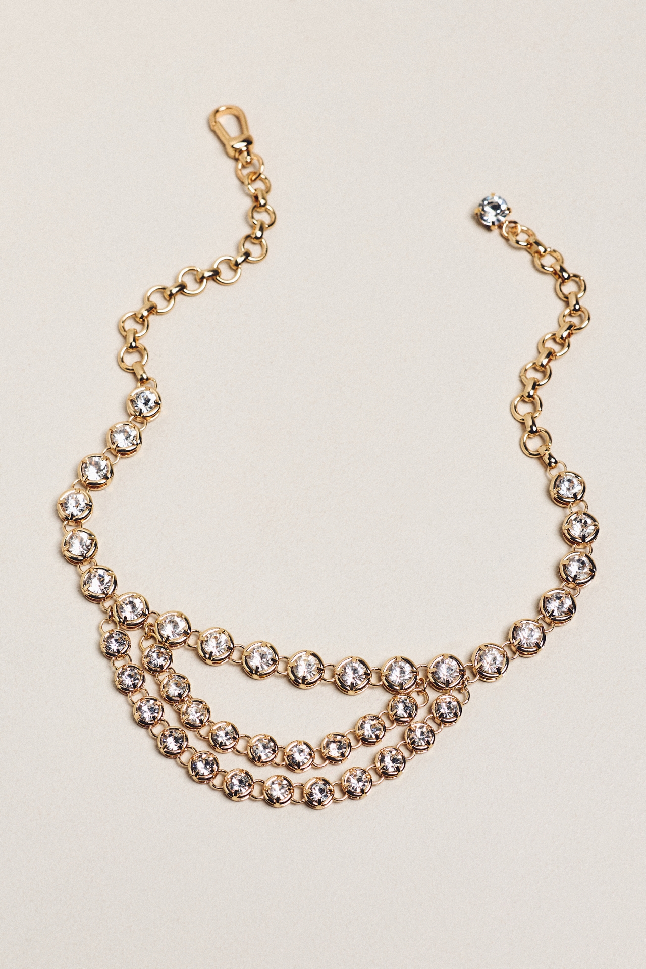 By Anthropologie Rhinestone Boot Chain