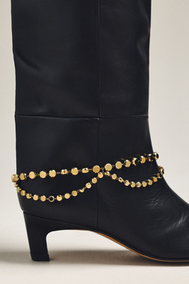 By Anthropologie Boot Chain Shoe Charm In Black