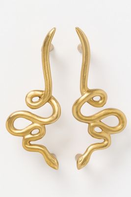 Marguerite Snake Brass Handle
