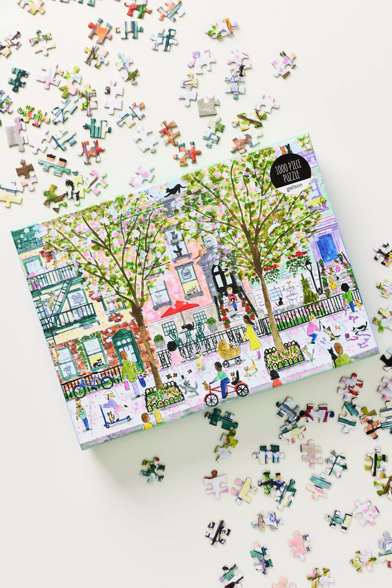 Michael Storrings Cats In The City 1000 Piece Puzzle