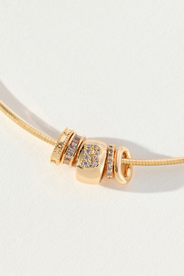 By Anthropologie Donut Charm Necklace In Gold