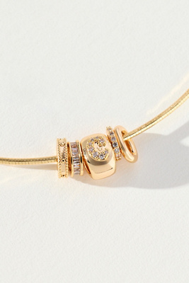 By Anthropologie Donut Charm Necklace In Gold
