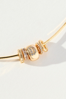 By Anthropologie Donut Charm Necklace In Gold