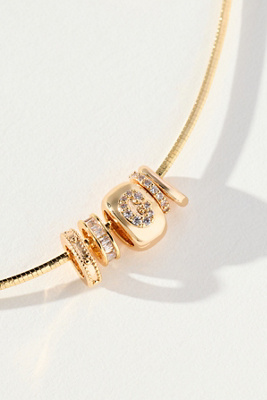 By Anthropologie Donut Charm Necklace In Gold