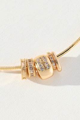By Anthropologie Donut Charm Necklace In Gold