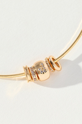 By Anthropologie Donut Charm Necklace In Gold