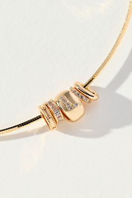 By Anthropologie Donut Charm Necklace In Gold