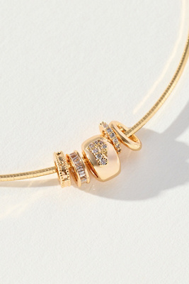 By Anthropologie Donut Charm Necklace In Gold