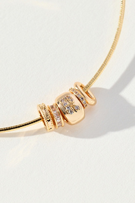 By Anthropologie Donut Charm Necklace In Gold