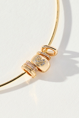 By Anthropologie Donut Charm Necklace