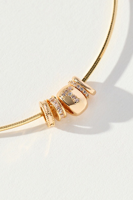 By Anthropologie Donut Charm Necklace In Gold