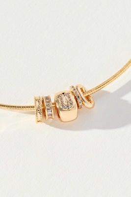 By Anthropologie Donut Charm Necklace In Gold