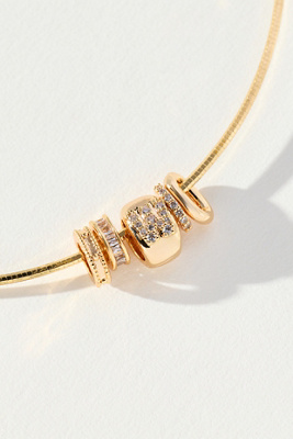 By Anthropologie Donut Charm Necklace In Gold