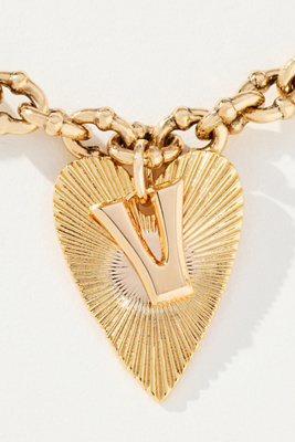 By Anthropologie Heart Pendant Necklace