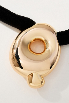 By Anthropologie Corded Bubble Letter Monogram Necklace